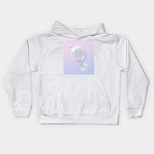 Iridescent Bubbles Kids Hoodie